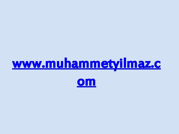 www. muhammetyilmaz. c om 