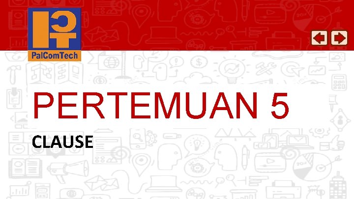 PERTEMUAN 5 CLAUSE 