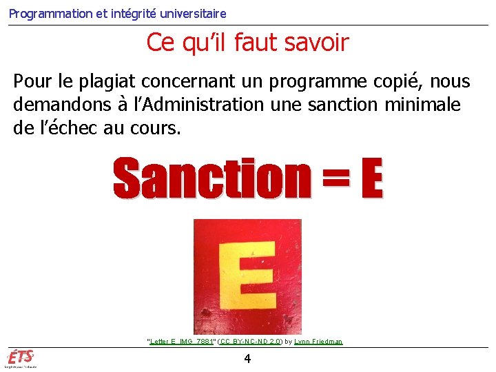 Programmation et intégrité universitaire Ce qu’il faut savoir Pour le plagiat concernant un programme Programmation et intégrité universitaire Ce qu’il faut savoir Pour le plagiat concernant un programme