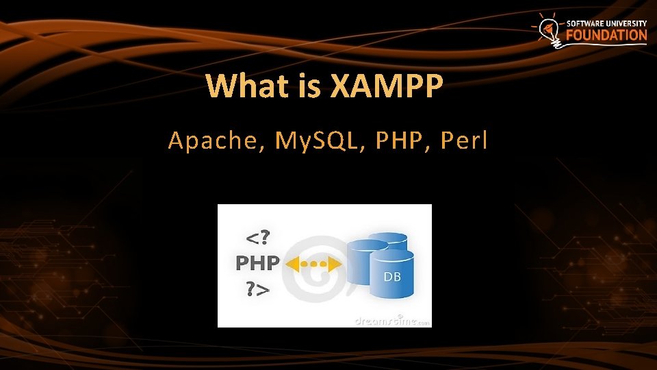What is XAMPP Apache, My. SQL, PHP, Perl 
