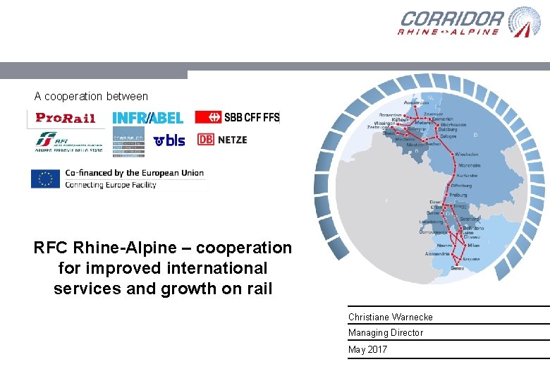 A cooperation between RFC Rhine-Alpine – cooperation for improved international services and growth on
