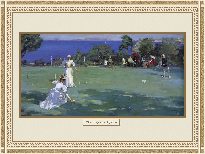 The Croquet Party, 1890 