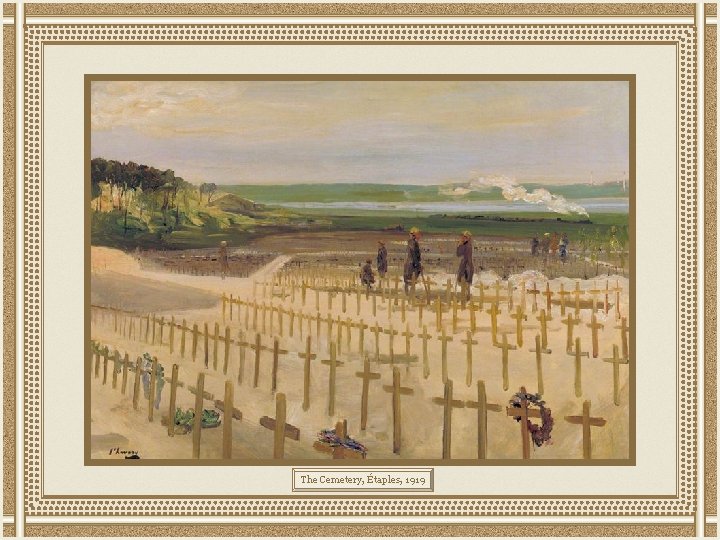 The Cemetery, Étaples, 1919 