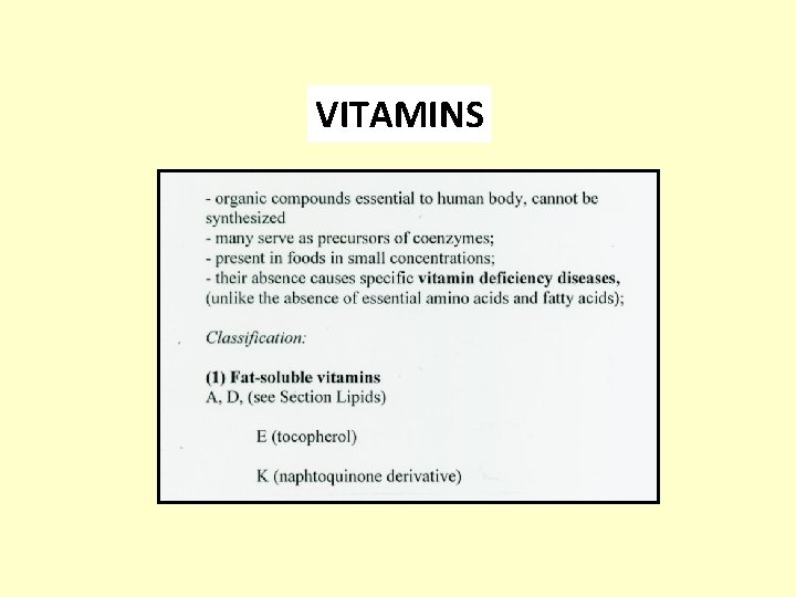 VITAMINS 