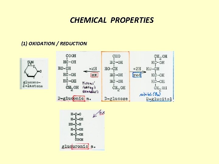 CHEMICAL PROPERTIES (1) OXIDATION / REDUCTION 