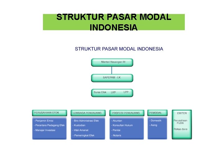 STRUKTUR PASAR MODAL INDONESIA 