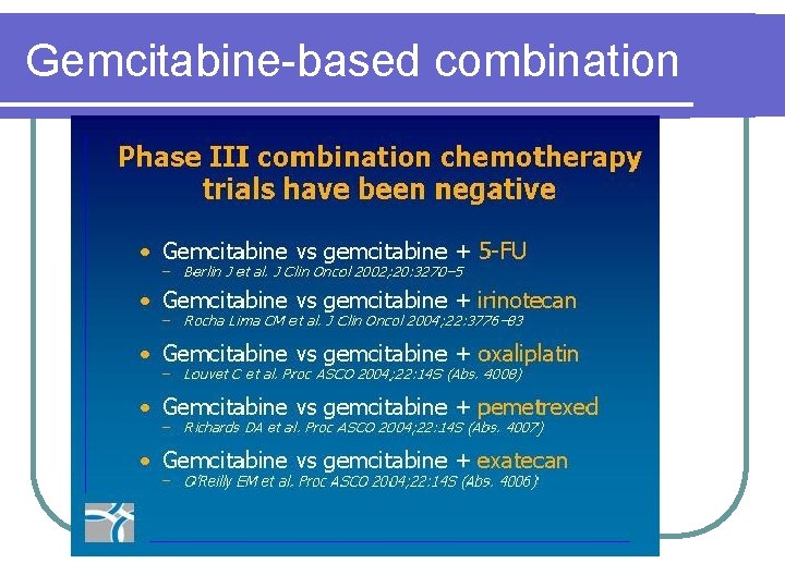 Gemcitabine-based combination 