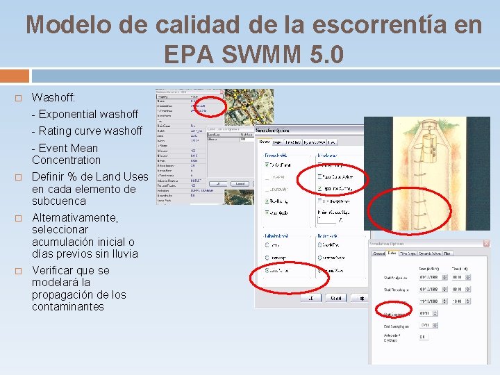 Modelo de calidad de la escorrentía en EPA SWMM 5. 0 Washoff: - Exponential Modelo de calidad de la escorrentía en EPA SWMM 5. 0 Washoff: - Exponential