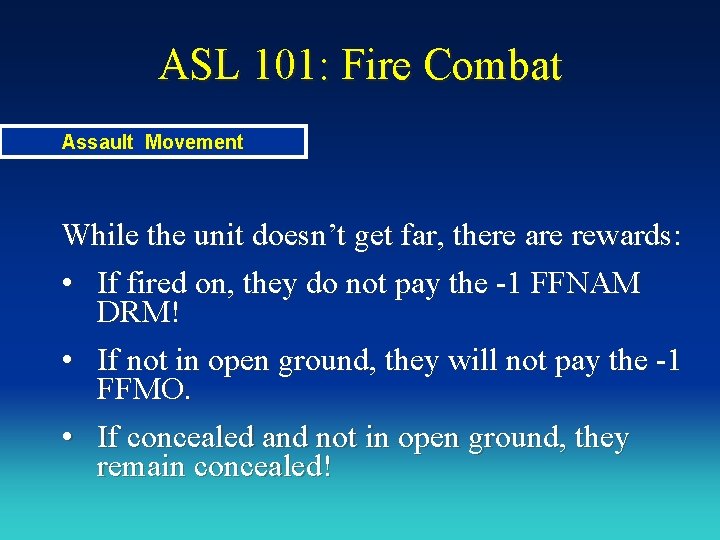 Asl 101 Learning Advanced Squad Leader Session 7