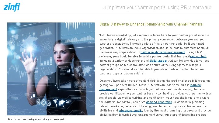 Jump start your partner portal using PRM software Digital Gateway to Enhance Relationship with