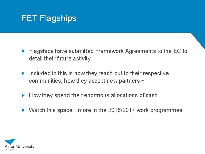 FET Flagships have submitted Framework Agreements to the EC to detail their future activity