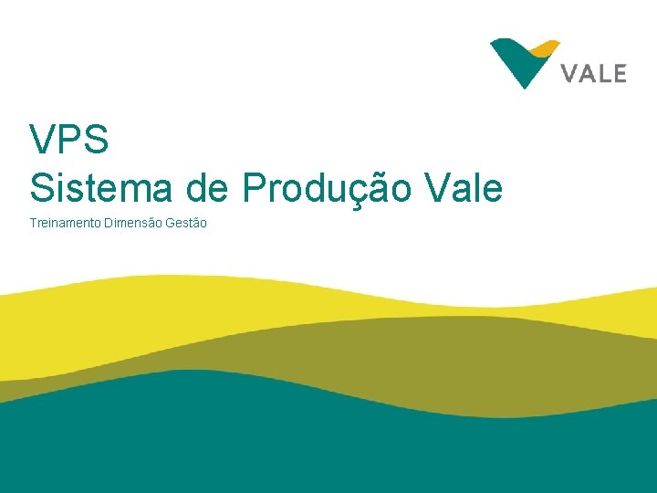 VPS Sistema de Produção Vale Treinamento Dimensão Gestão 