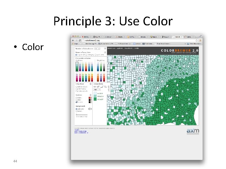 Principle 3: Use Color • Color 44 