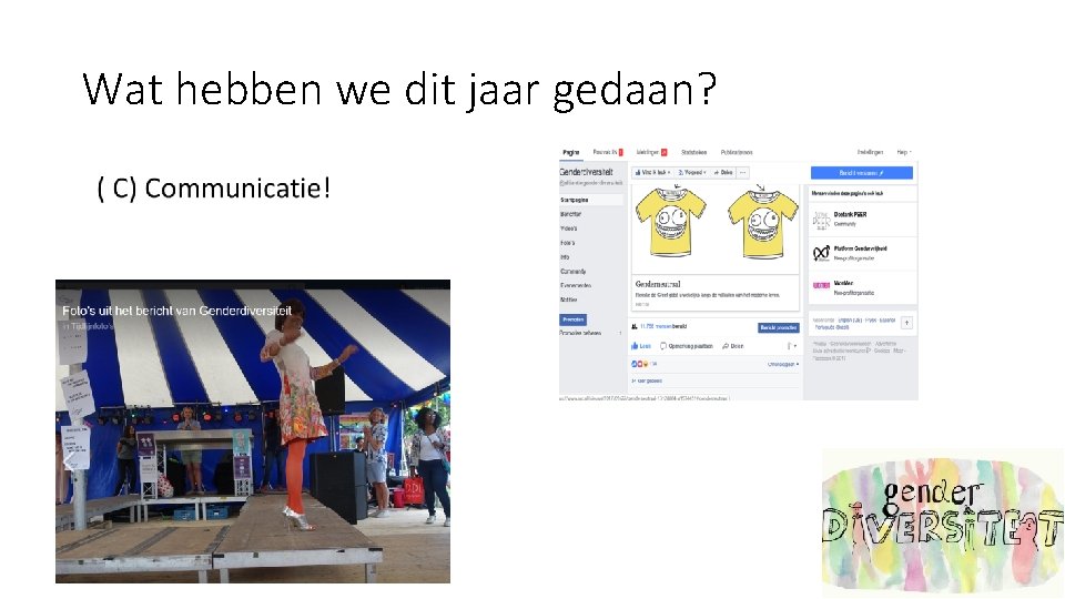 Wat hebben we dit jaar gedaan? 