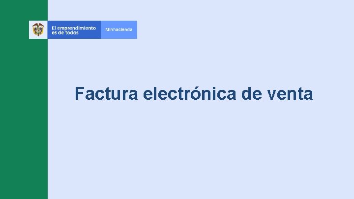 Factura electrónica de venta 