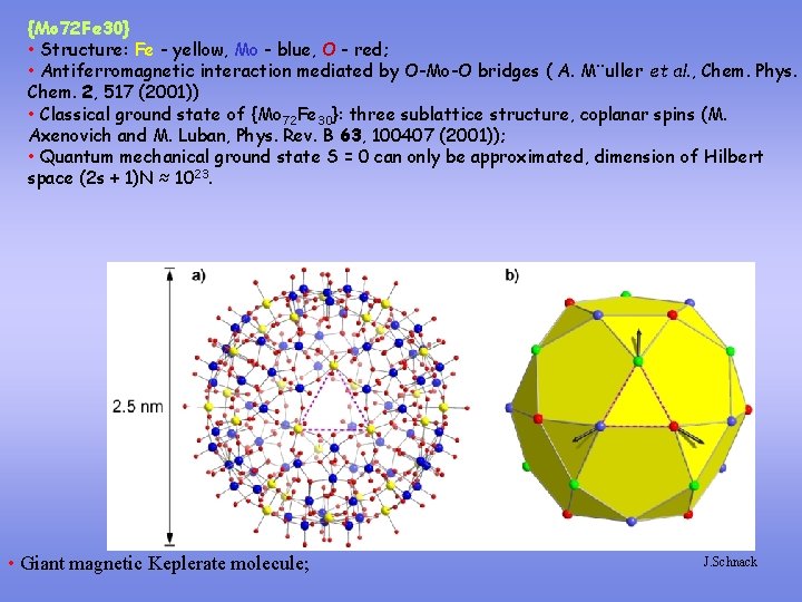 {Mo 72 Fe 30} • Structure: Fe - yellow, Mo - blue, O -