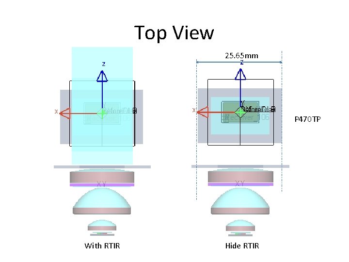 Top View 25. 65 mm DLP 470 TP DMD With RTIR Hide RTIR 