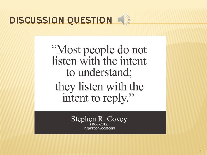 DISCUSSION QUESTION 2 