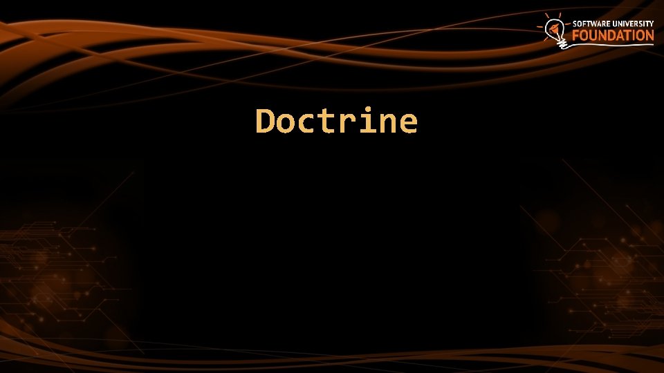 Doctrine 