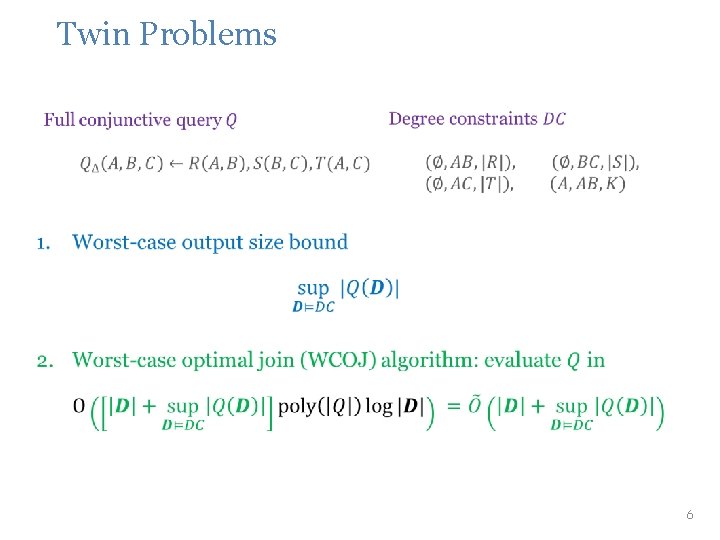 Twin Problems • 6 Twin Problems • 6