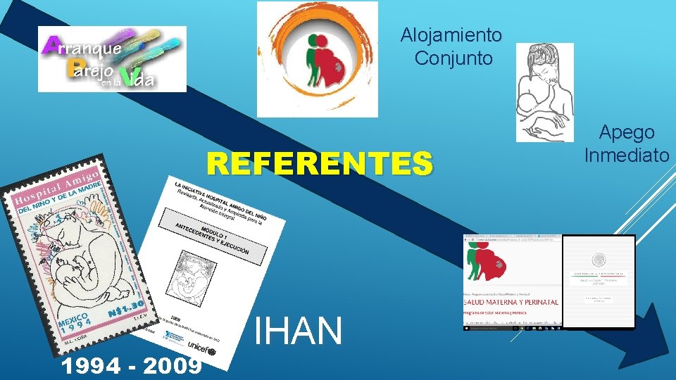 Alojamiento Conjunto REFERENTES 1994 - 2009 IHAN Apego Inmediato 