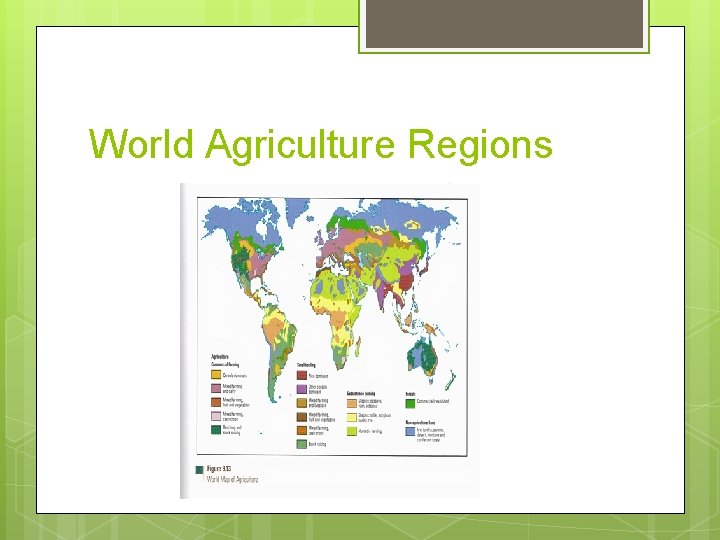 World Agriculture Regions 