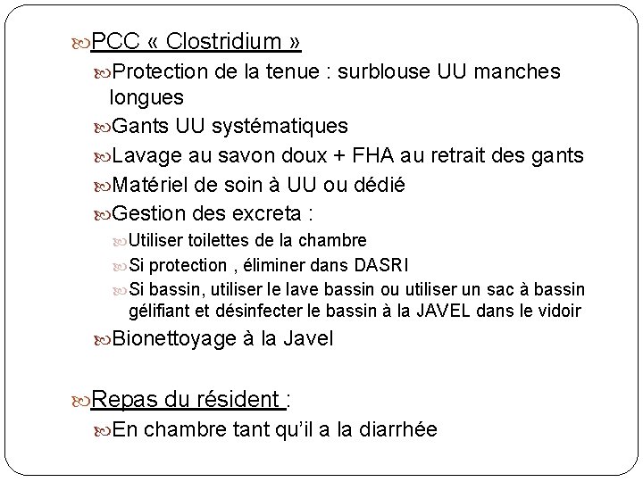 PCC « Clostridium » Protection de la tenue : surblouse UU manches longues PCC « Clostridium » Protection de la tenue : surblouse UU manches longues