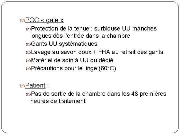 PCC « gale » Protection de la tenue : surblouse UU manches longues PCC « gale » Protection de la tenue : surblouse UU manches longues