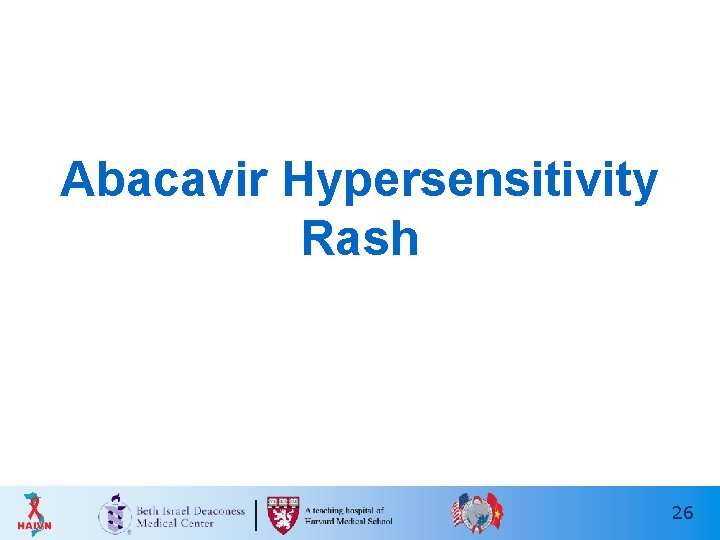 Abacavir Hypersensitivity Rash 26 