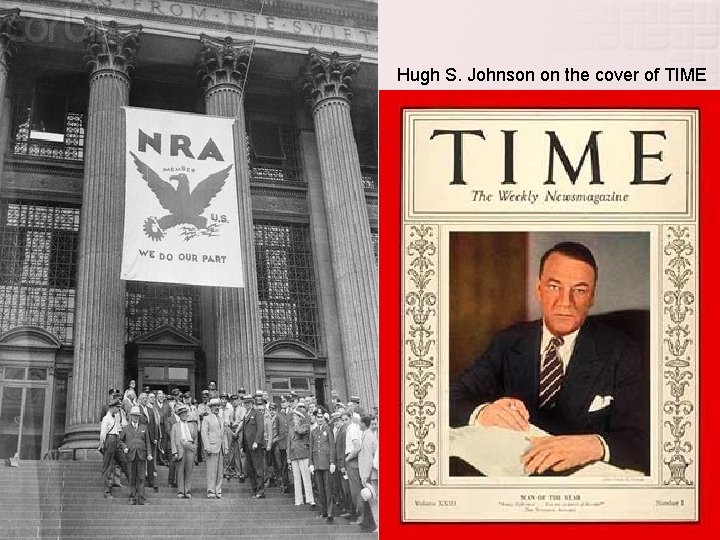 Hugh S. Johnson on the cover of TIME 