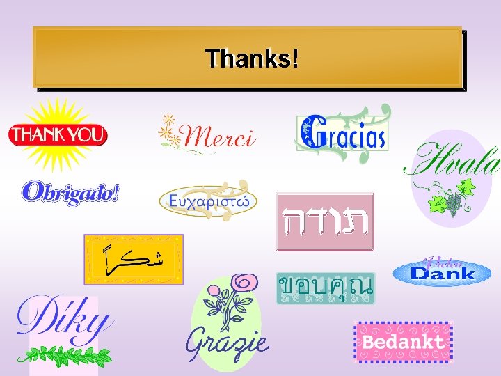 Thanks! 