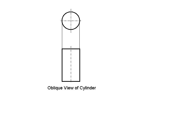 Oblique View of Cylinder 