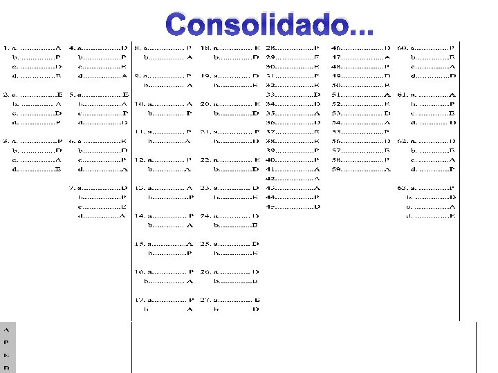 Consolidado. . . 