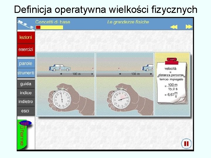 Definicja operatywna wielkości fizycznych 