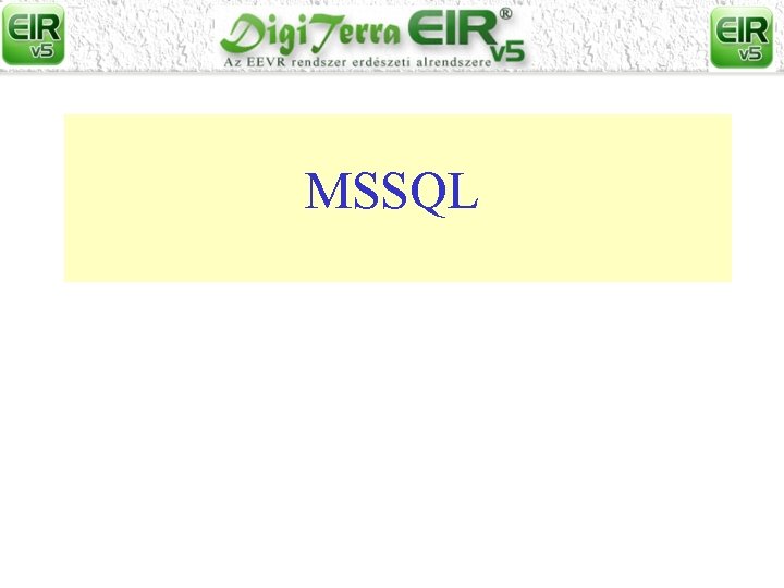 MSSQL 