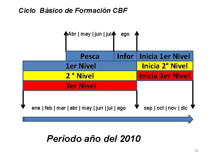 Ciclo Básico de Formación CBF Abr | may | jun | jul Pesca 1 Ciclo Básico de Formación CBF Abr | may | jun | jul Pesca 1