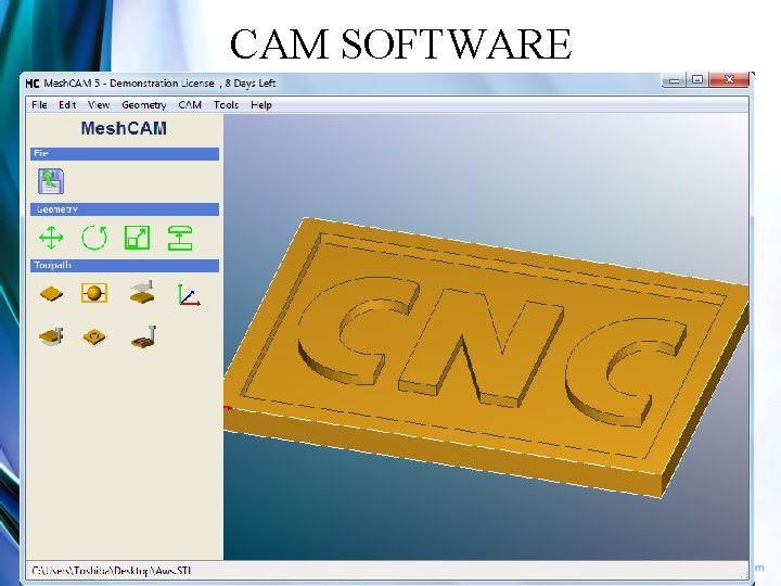 CAM SOFTWARE 