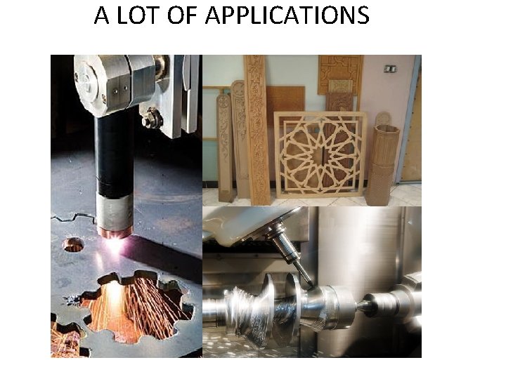 A LOT OF APPLICATIONS 