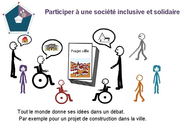 Participer à une société inclusive et solidaire Projet ville Tout le monde donne ses