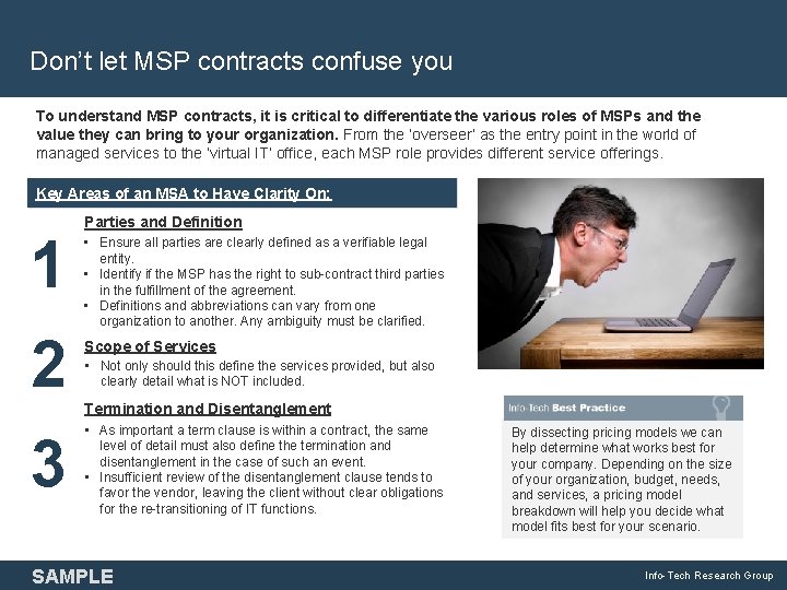 Don’t let MSP contracts confuse you To understand MSP contracts, it is critical to Don’t let MSP contracts confuse you To understand MSP contracts, it is critical to