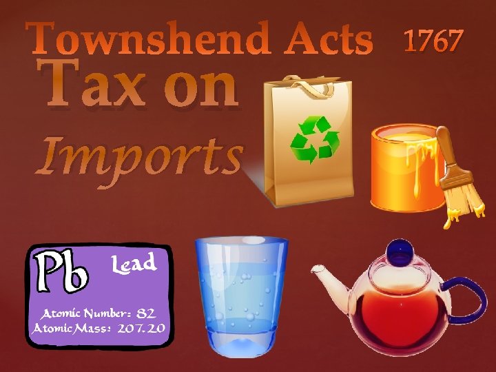 Tax on Imports 1767 