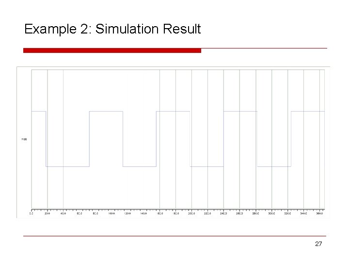 Example 2: Simulation Result 27 