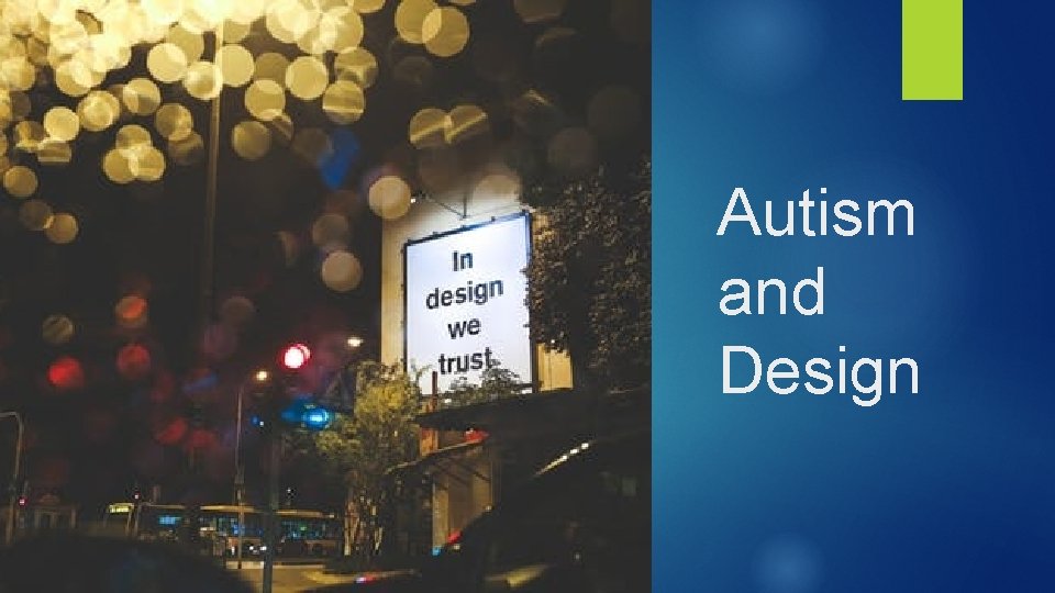 Autism and Design 
