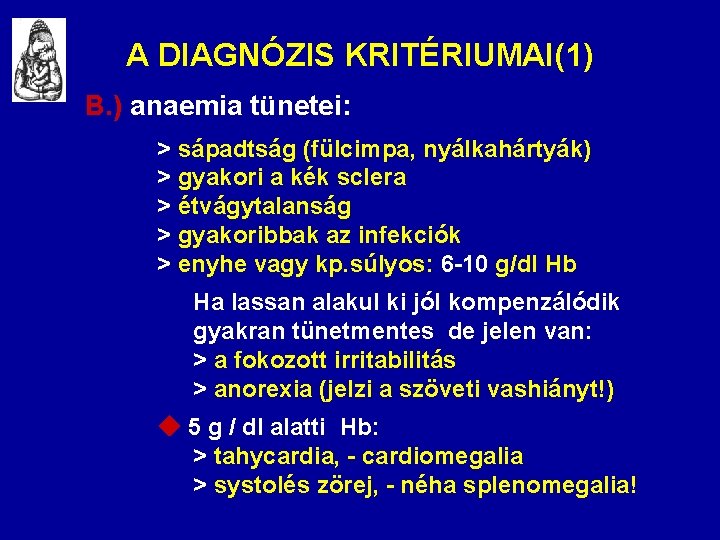 anaemia tünetei