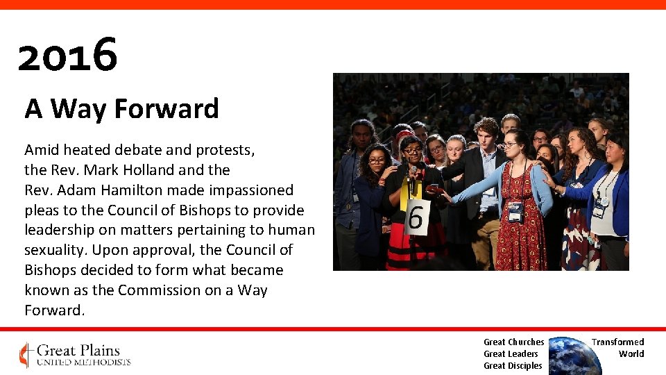 2016 A Way Forward Amid heated debate and protests, the Rev. Mark Holland the 2016 A Way Forward Amid heated debate and protests, the Rev. Mark Holland the