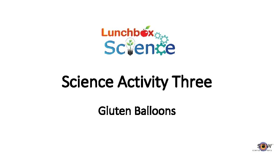 Science Activity Three Gluten Balloons 