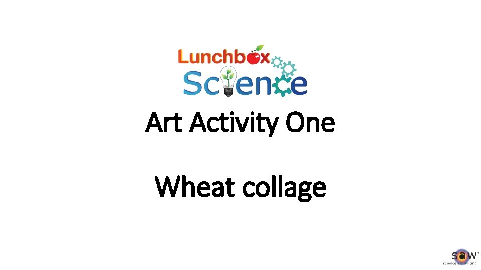 Art Activity One Wheat collage 