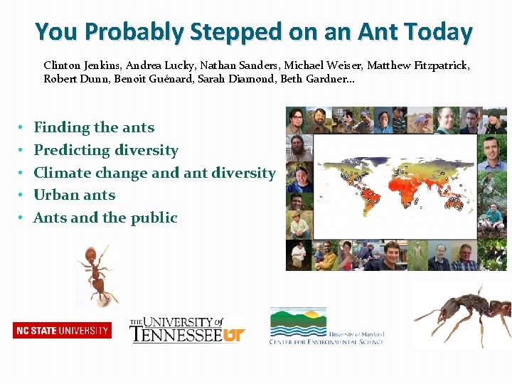 You Probably Stepped on an Ant Today Clinton Jenkins, Andrea Lucky, Nathan Sanders, Michael
