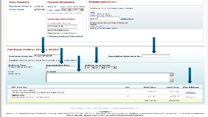 Purchase Order Number 47 