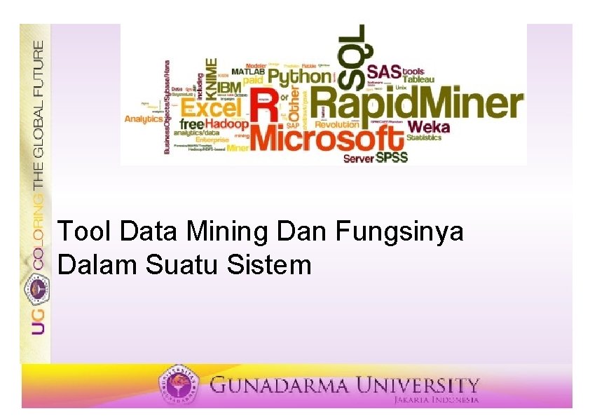 Tool Data Mining Dan Fungsinya Dalam Suatu Sistem 